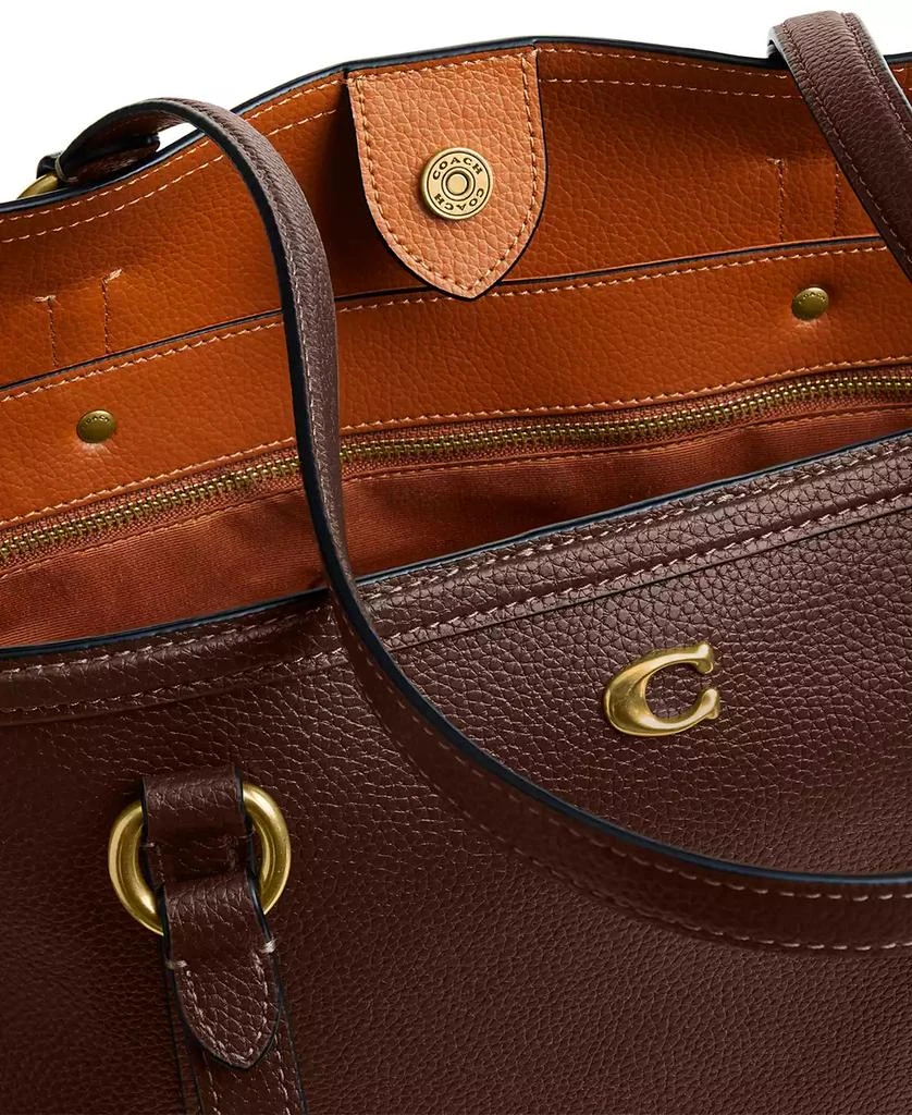 Coach Legacy Pebble Leather Small Tote Bag 5