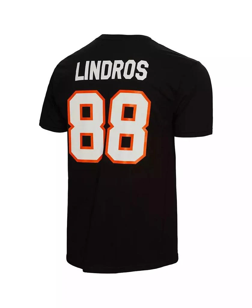 Mitchell & Ness Men's Eric Lindros Black Philadelphia Flyers Name and Number T-shirt 4