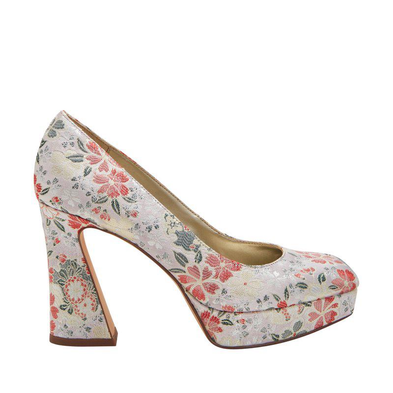 Katy Perry The Square Pump Heel Chalk Multi