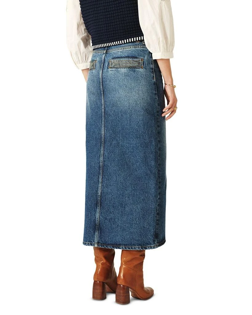 ba&sh Math Denim Skirt 4