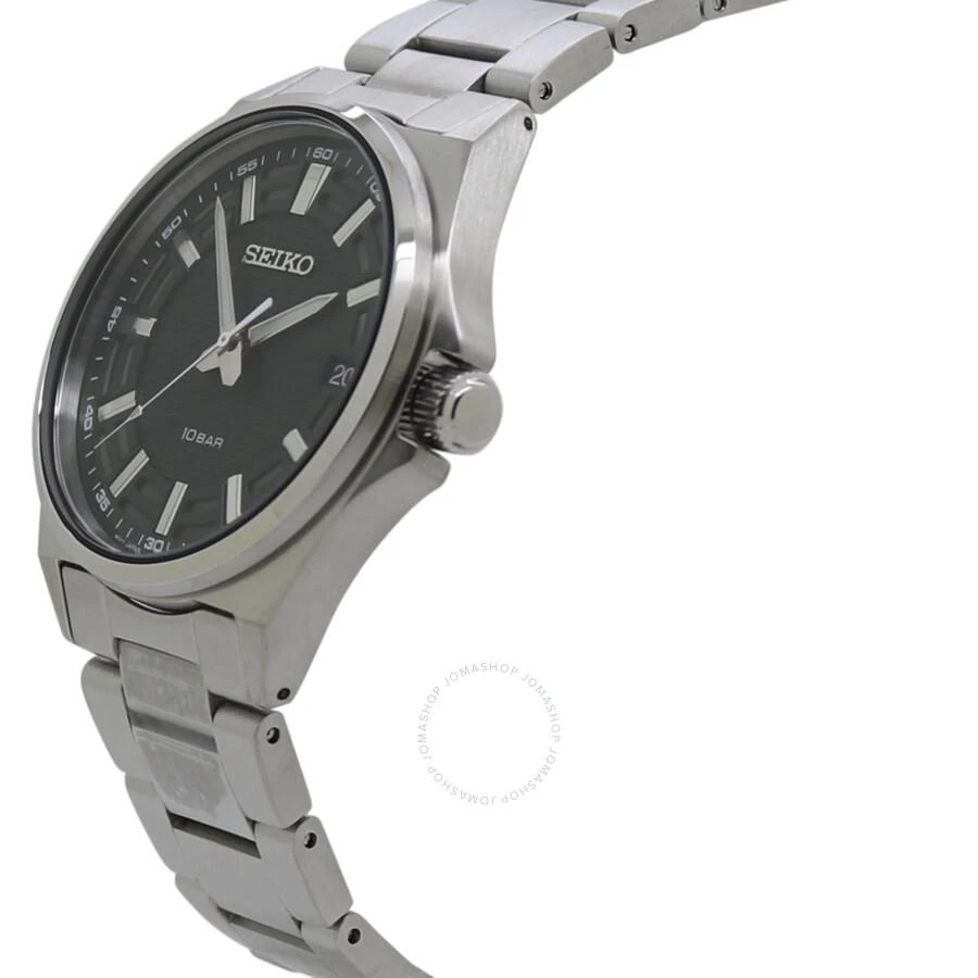 Seiko Quartz Green Dial Stainless Steel Men's Watch SUR503P1 2
