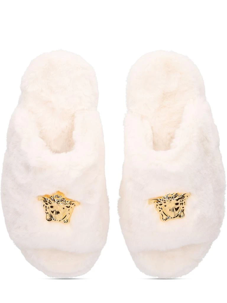 Versace Faux Fur Slippers 3