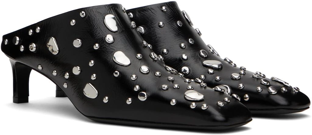 Jil Sander Black Studs Mules 4