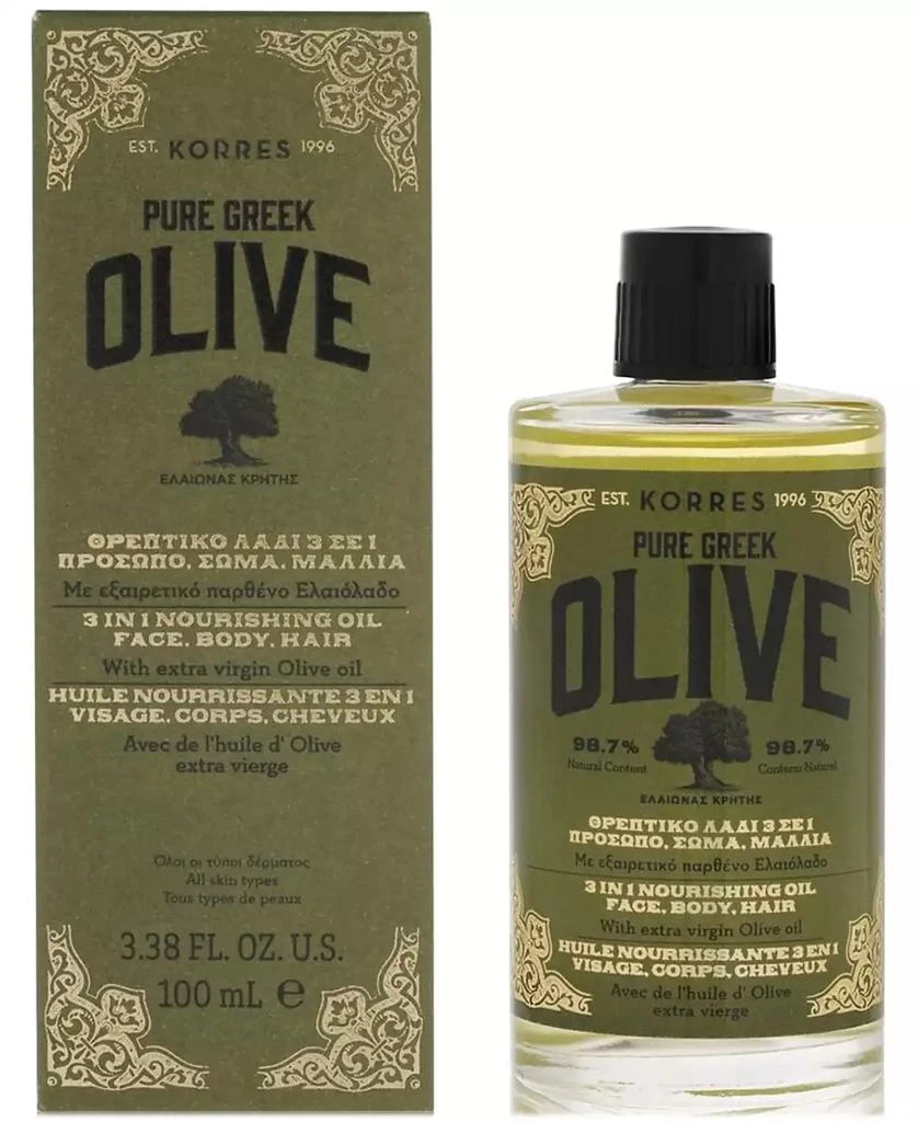 KORRES Pure Greek Olive 3-In-1 Nourishing Oil 8