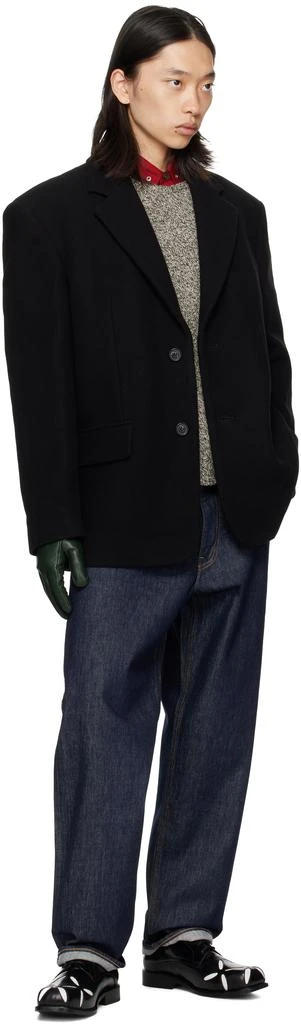 Handsome Stockholm SSENSE Exclusive Green Essentials Gloves 3