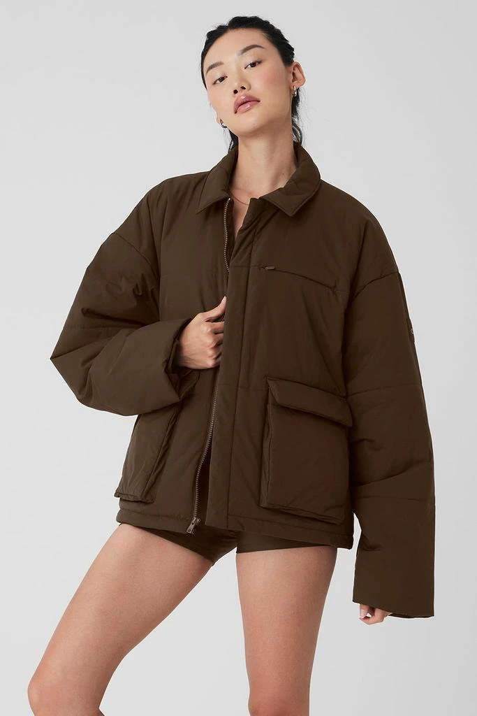 Alo Voyage Utility Cargo Jacket - Espresso 1