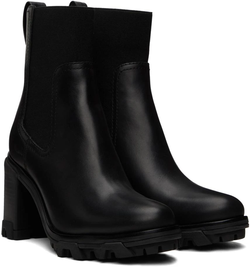 Rag & Bone Black Shiloh High Chelsea Boots 4