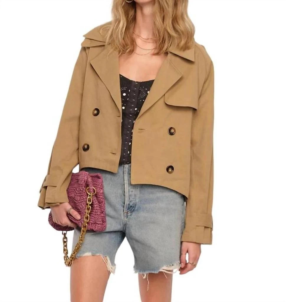 heartLoom Emma Jacket In Khaki 1