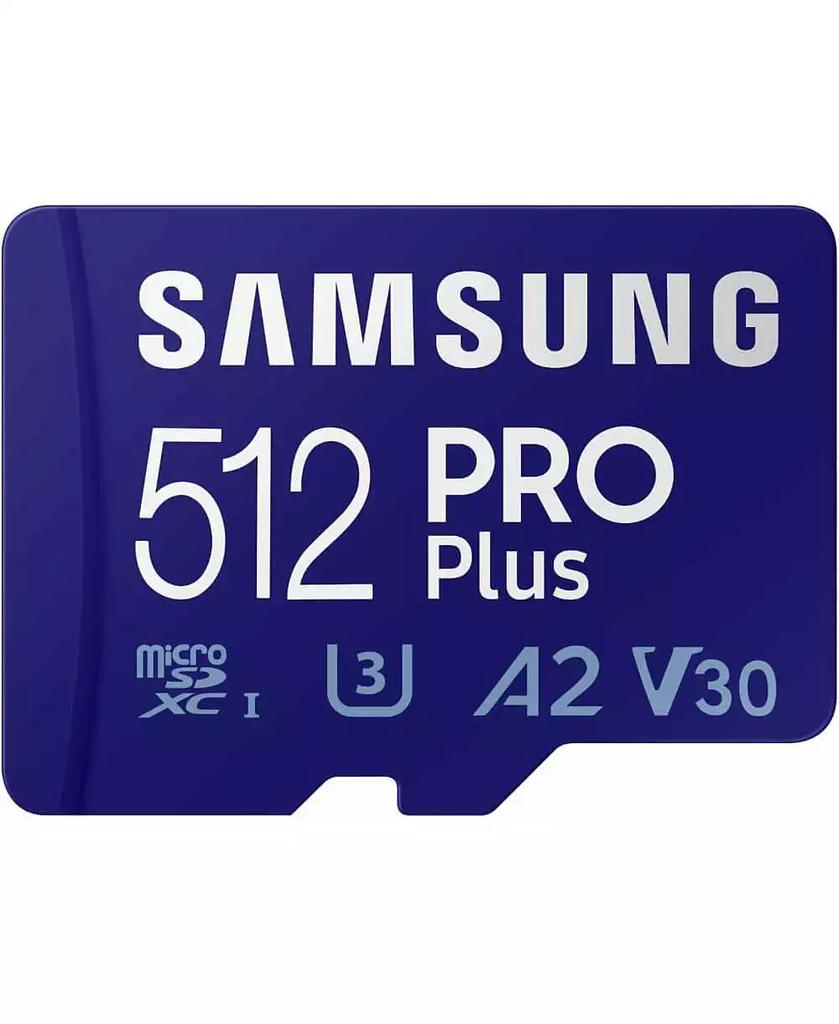SAMSUNG 512GB Pro Plus and Adapter MicroSDXC Memory Card