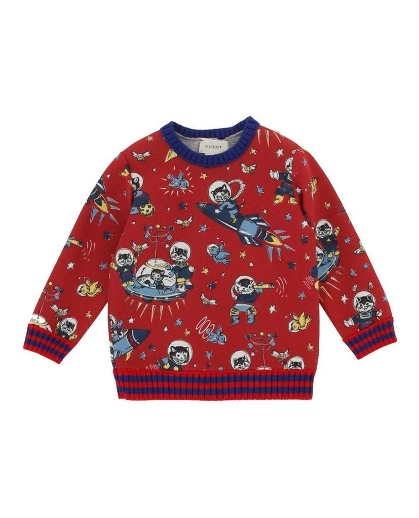 Gucci Gucci Kids Alien Print Sweater 1