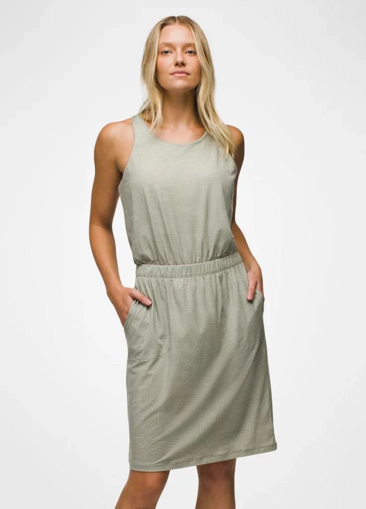 Prana Womens prAna Kamen Dress - Juniper Green Linea 1