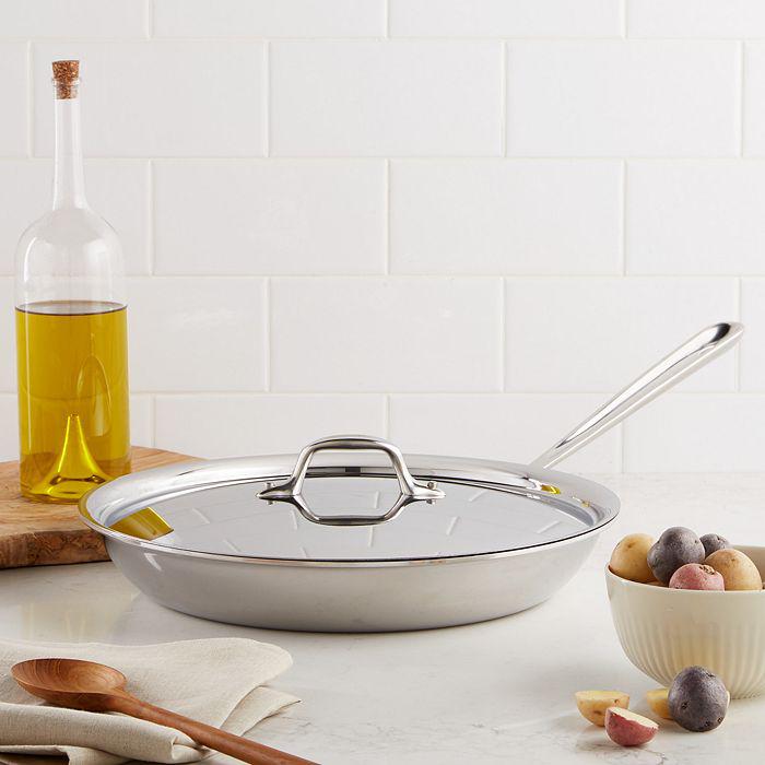 All-Clad All Clad Stainless Steel 12" Fry Pan with Lid