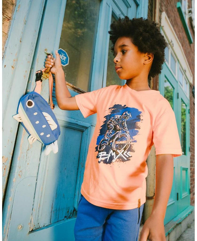 Deux par Deux Boys
 Adjustable Straps Fish Fanny Pack - Big Kid 2