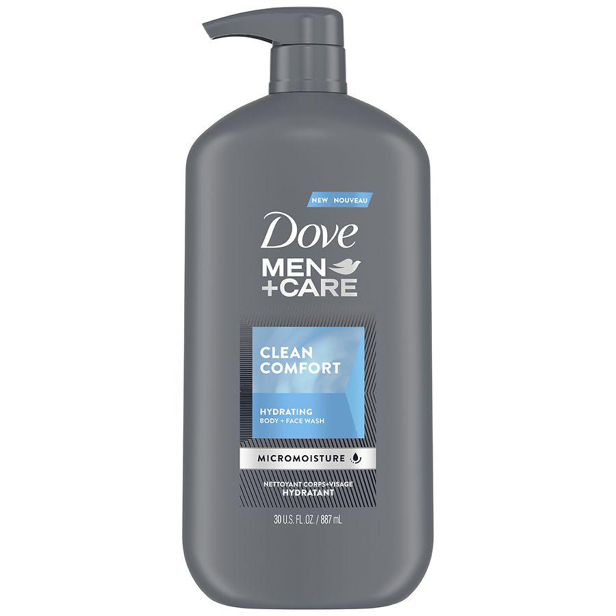 Dove Men+Care Body Wash and Face Wash Clean Comfort