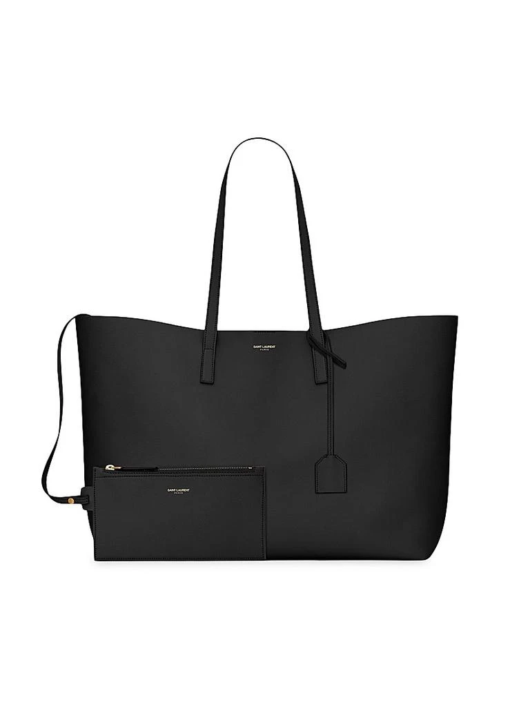 Yves Saint Laurent Shopping Saint Laurent Tote Bag in Leather 3