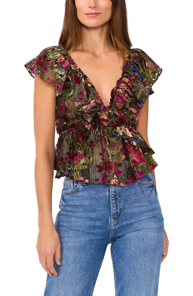 Parker The Cara Ruffle Peplum Top 8