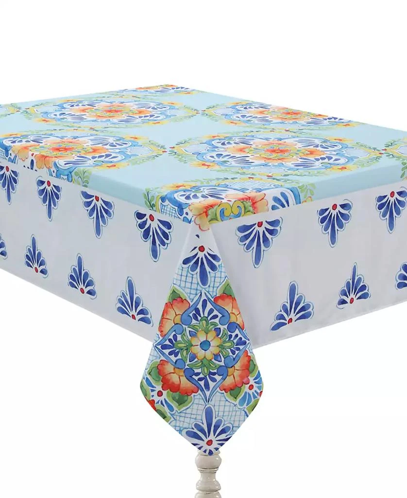 Laural Home Talavera Tablecloth, 70" x 84" 2