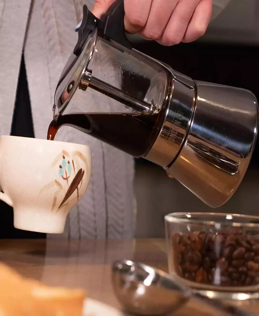 London Sip Stainless Steel 3-Cup Espresso Maker 2