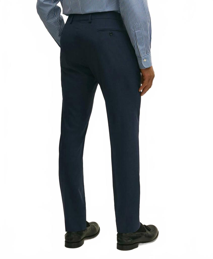 Brooks Brothers Slim Fit Wool Suit Pants In Blue