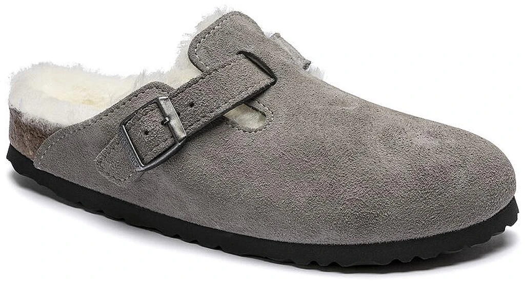 Birkenstock Boston Shearling Suede Leather Mules [Narrow] - Women's 1