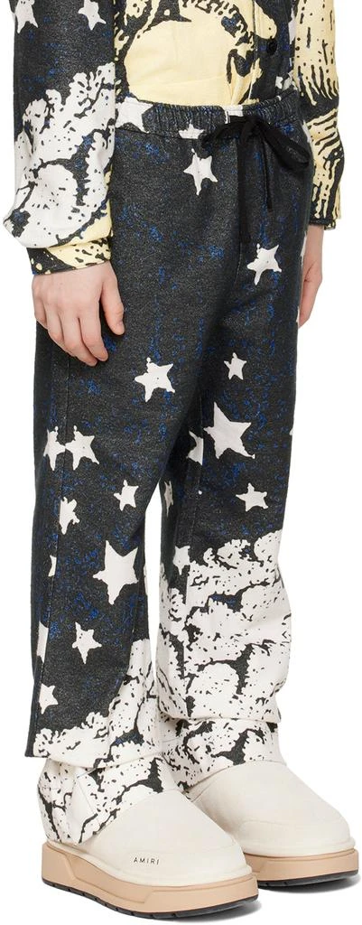 AMIRI Kids Black Moonscape Lounge Pants 2