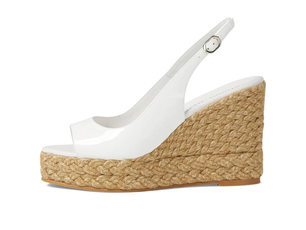 Stuart Weitzman Island Peep-Toe Espadrille Wedge 4