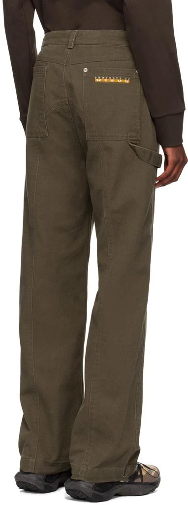 Kijun Brown Patchwork Trousers 3