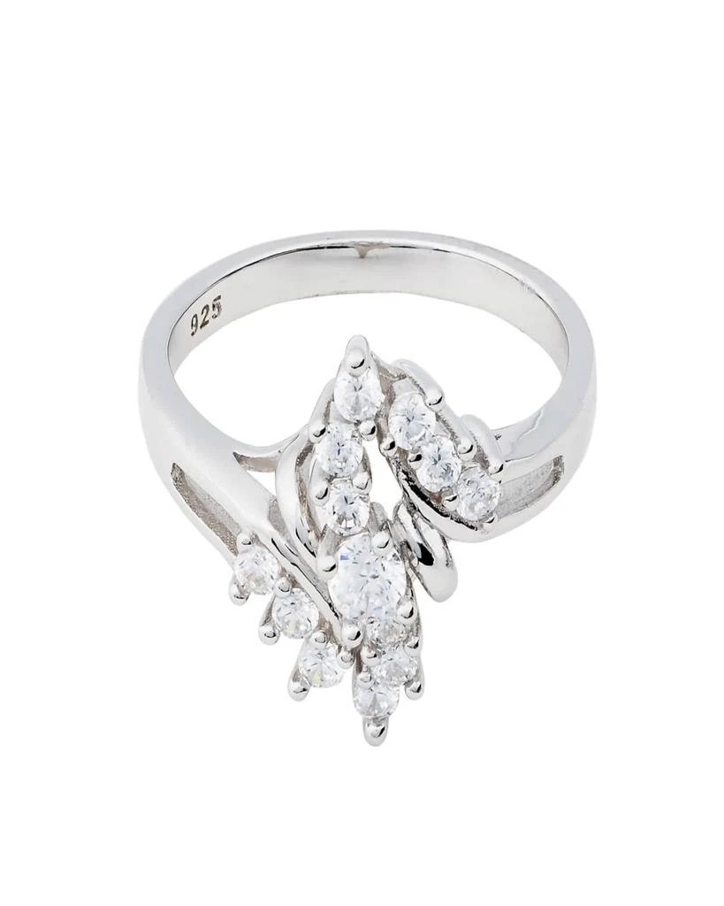 Traditions Jewelry Company Sterling Silver Cubic Zircon "S" Ring