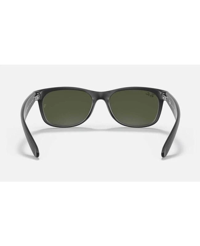 Ray-Ban Ray-Ban New Wayfarer Classic Square Black Acetate Green Men's Sunglasses RB2132 622 58-18 3