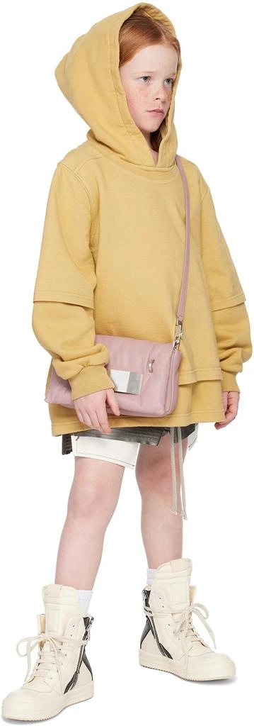 Rick Owens Kids Black & Off-White Geobaskets Sneakers 5