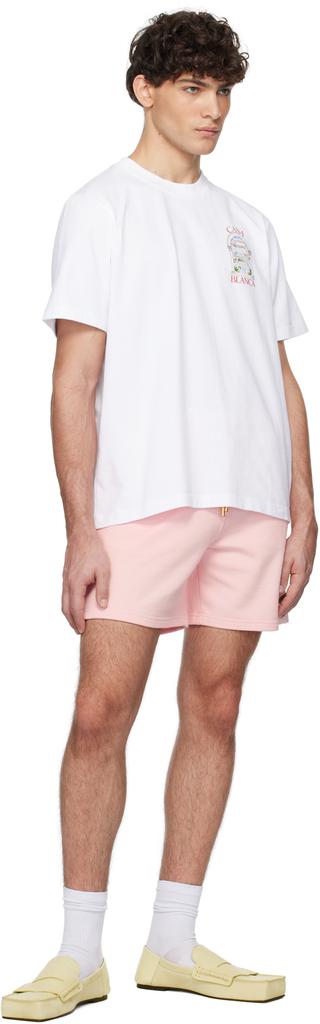 Casablanca White 'Le Passage' T-shirt - T-Shirts - BeyondStyle