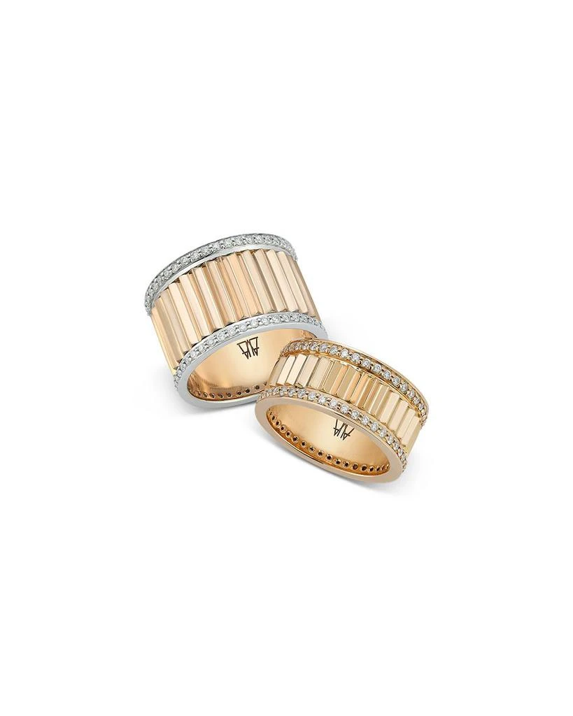 Walters Faith 18K Rose Gold & Diamond Clive Fluted Band Ring, 0.68 ct. t.w. 4