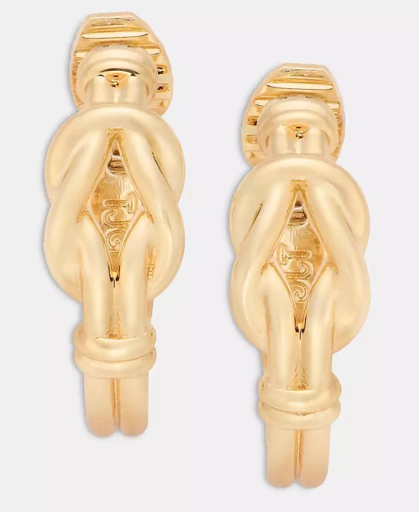 Ralph Lauren Knotted Style Small Hoop Clip-On Earrings, 0.8"