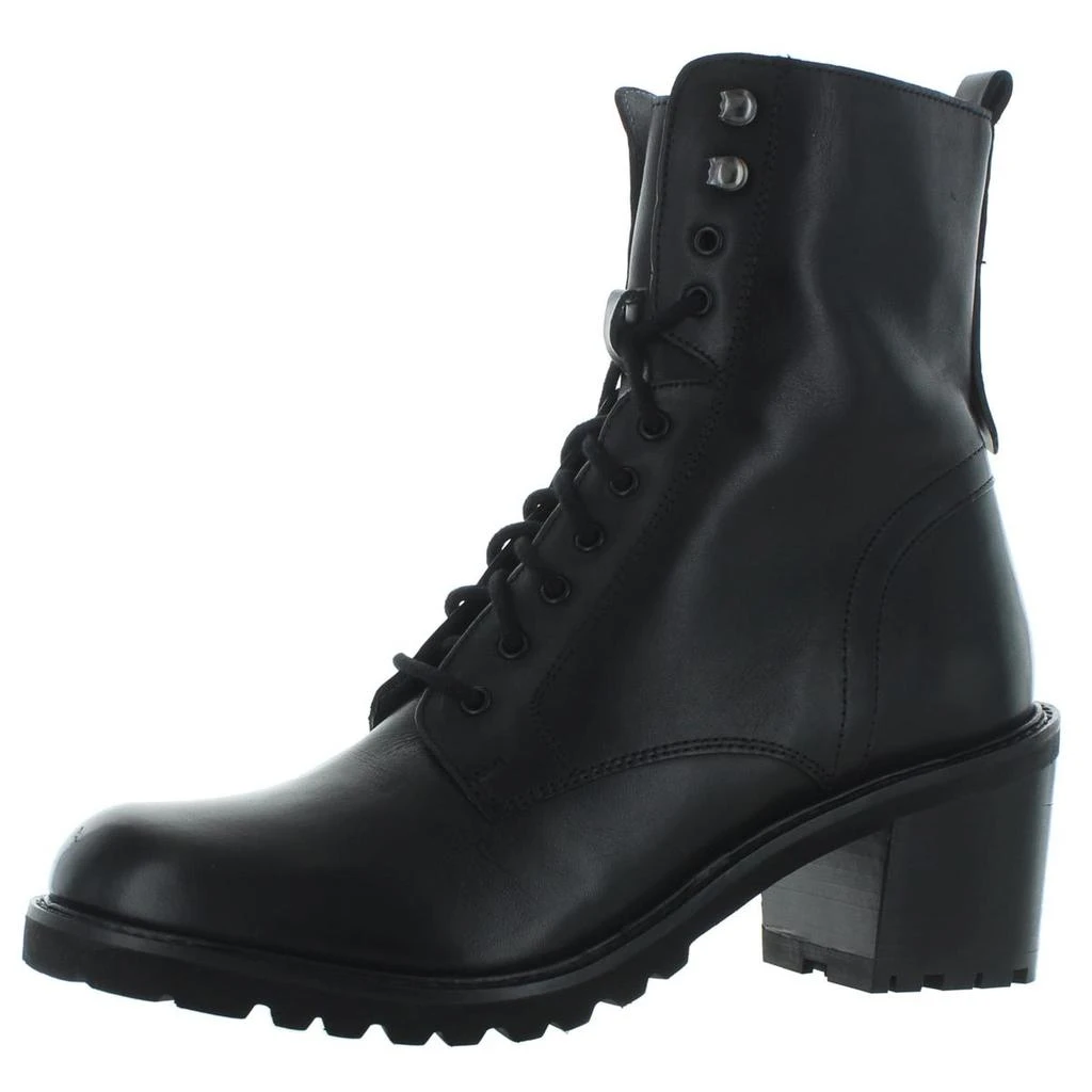 Seychelles Irresistible Womens Leather Lace-Up Combat Boots 5