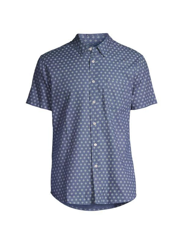 Rails Fairfax Geometric Relaxed Fit Button Down Shirt 5