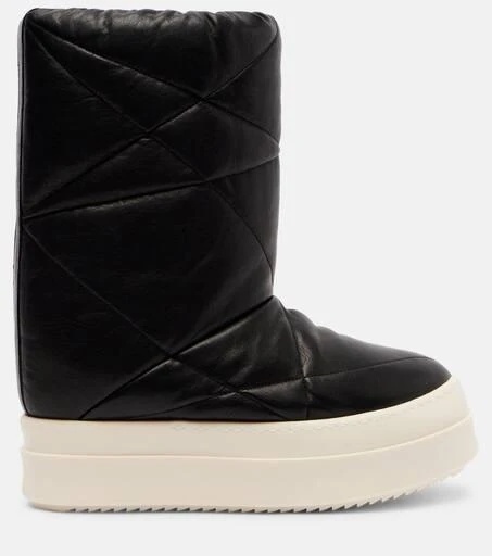 Rick Owens Mega Bumper Lunar leather boots 4