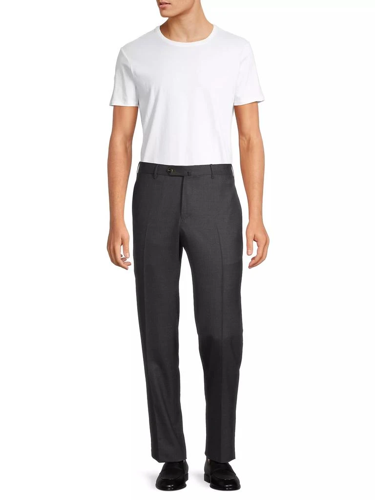 PT TORINO Deluxe Super 160s Serge Wool Trousers 2