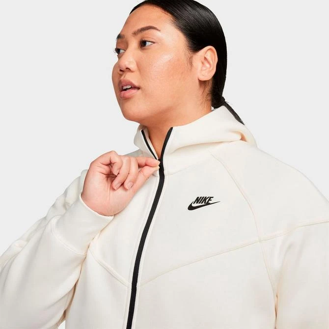 NIKE Women's Nike Sportswear Tech Fleece Windrunner Full-Zip Hoodie (Plus Size) 4