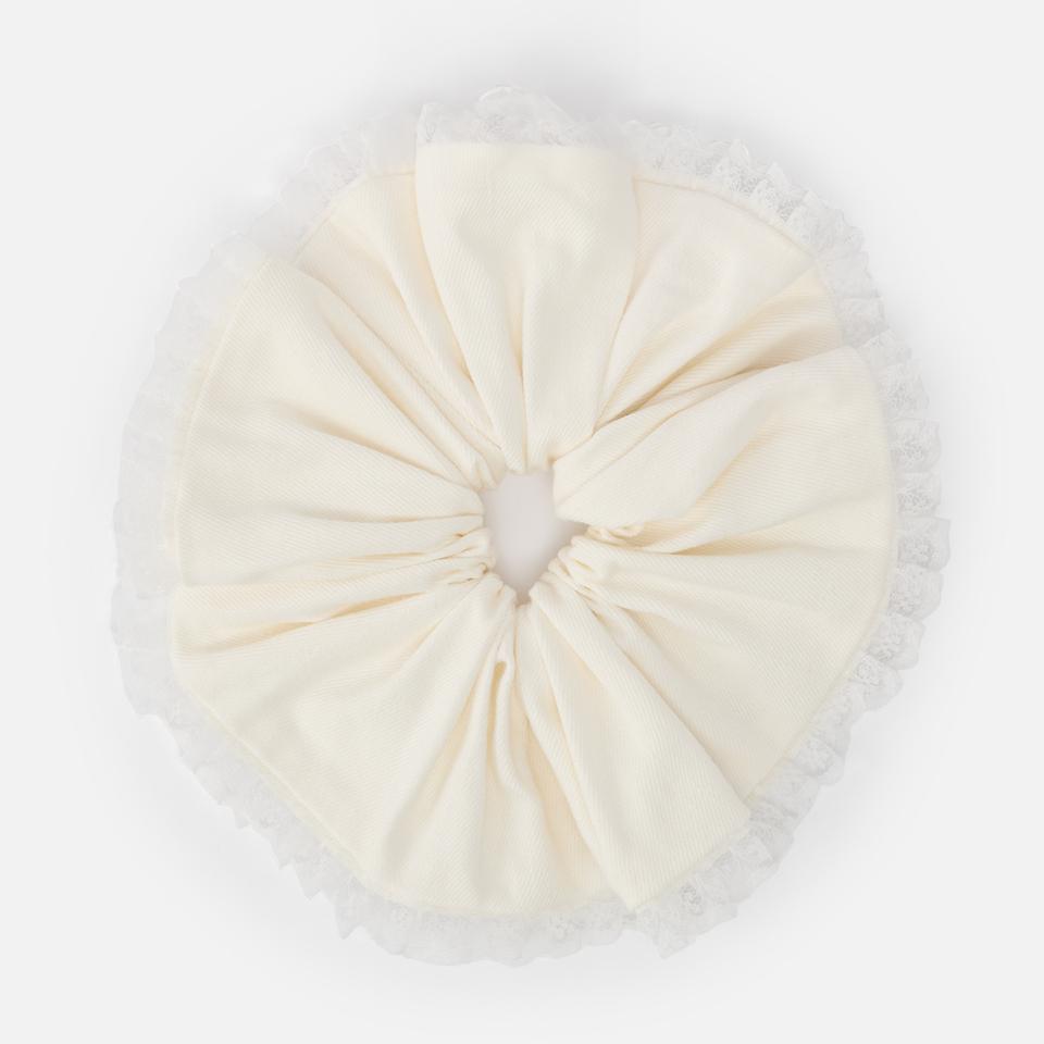 Sister Jane Sister Jane Lucky Cotton-Blend Twill Scrunchie