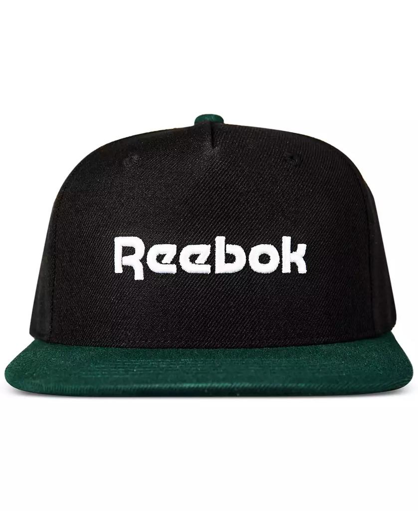 Reebok Men's Logo Embroidered Flat-Brim Snapback Hat