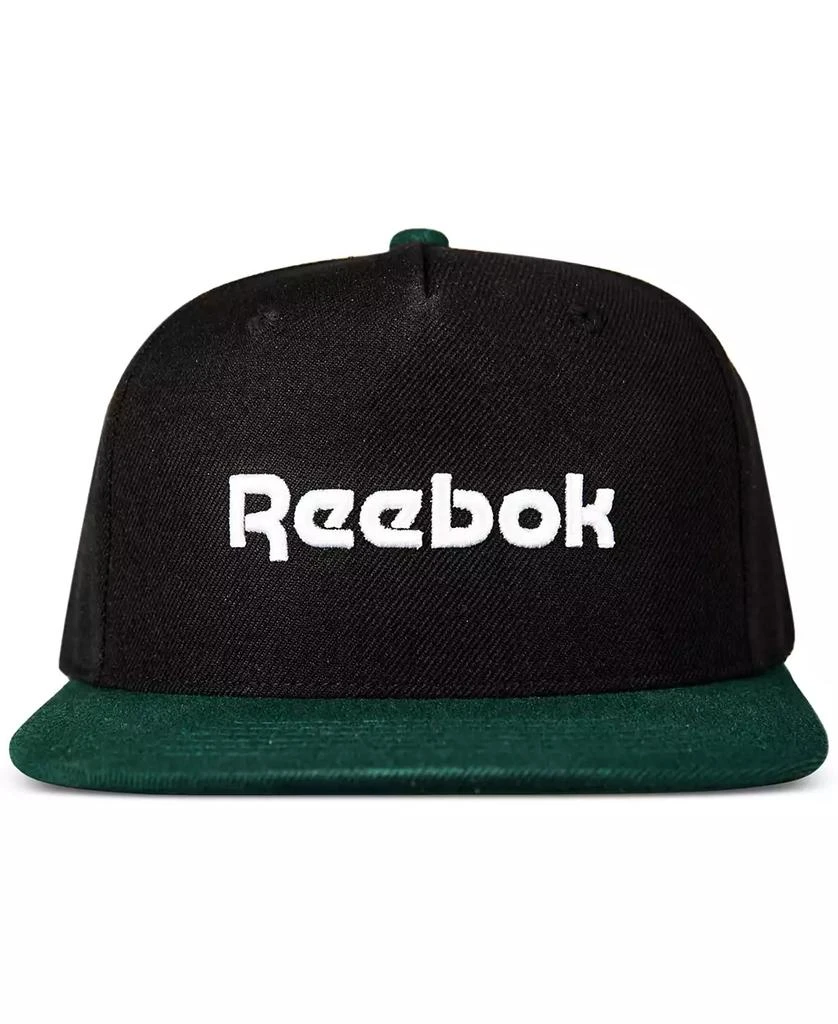 Reebok Men's Logo Embroidered Flat-Brim Snapback Hat 1