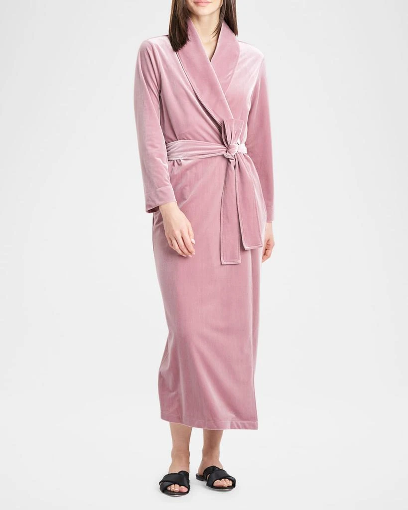 Natori Natalie Long Velvet Robe 1