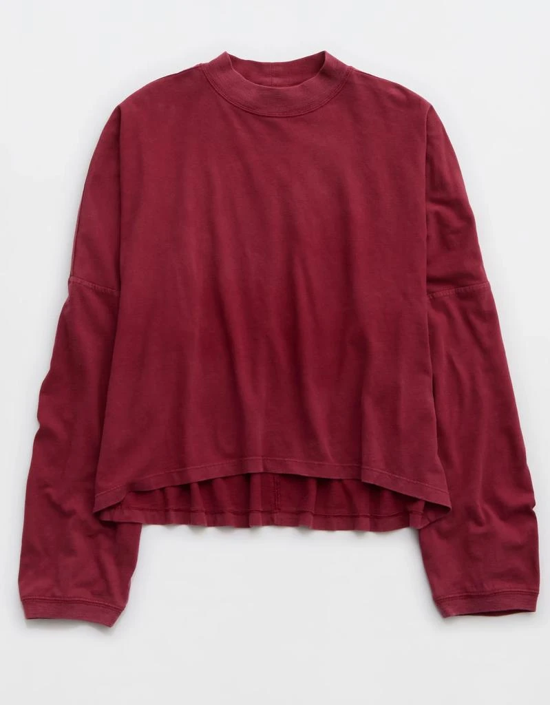 Aerie Aerie Cozy Long Sleeve Mockneck T-Shirt 3