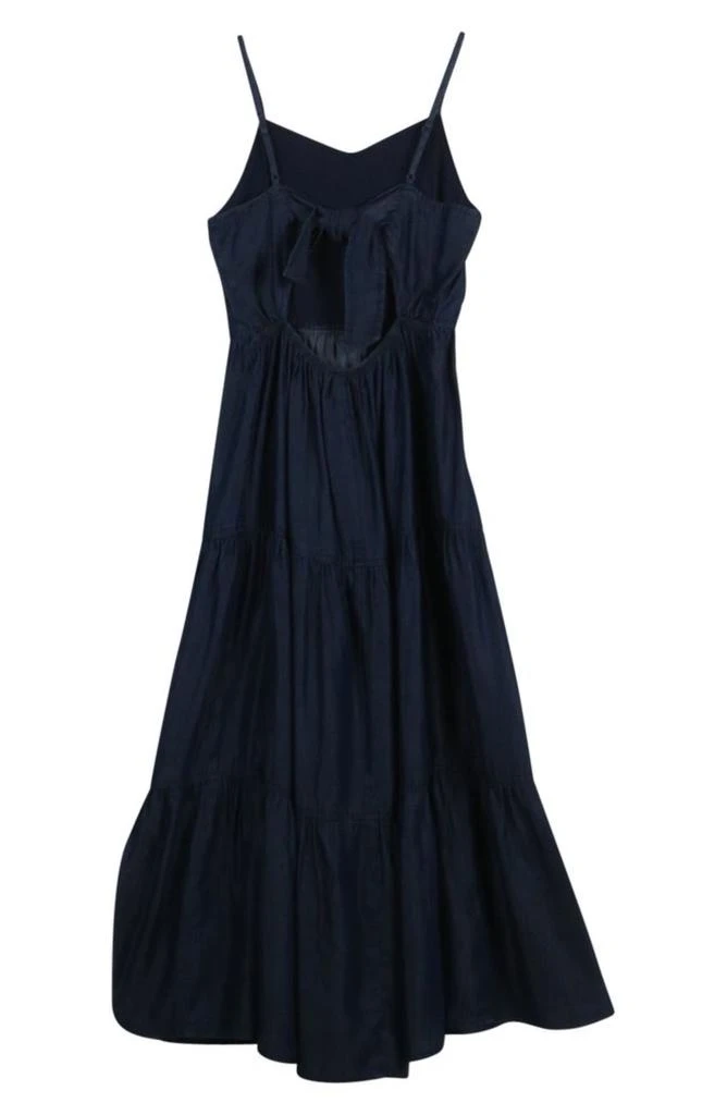 Zunie Kids' Tie Back Chambray Dress 2