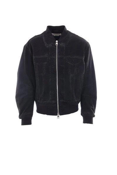 Alexander McQueen Alexander McQueen Zipped Denim Jacket 1
