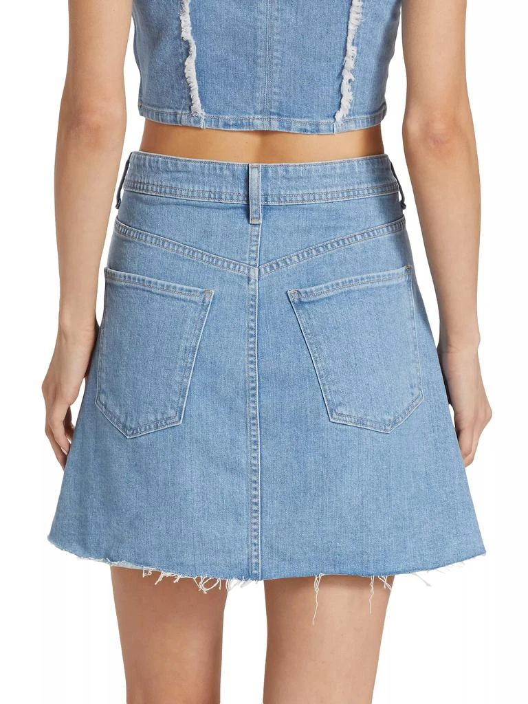 Le Jean Sierra Stretch Denim Miniskirt 5