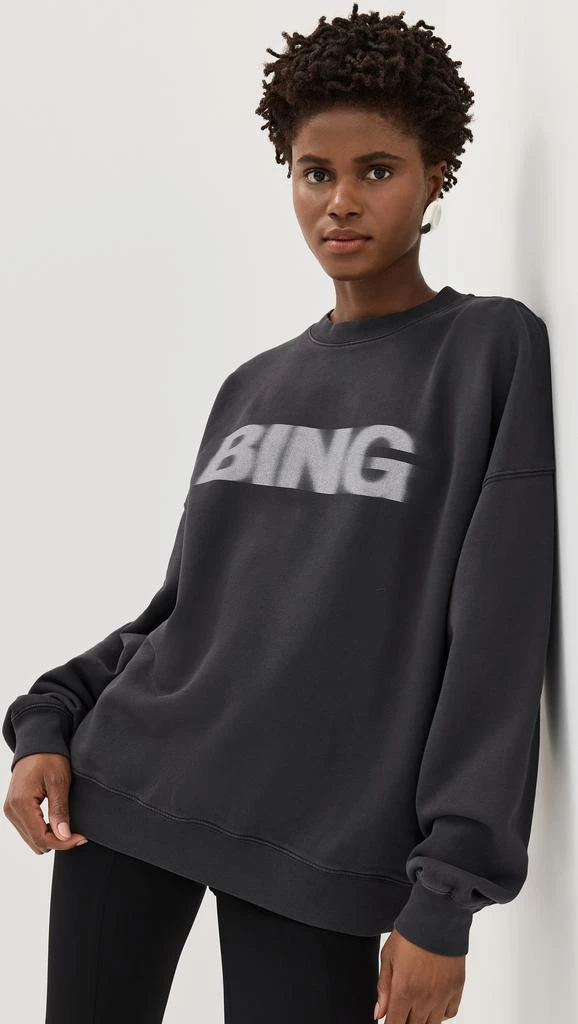 ANINE BING Miles Blur Sweatshirt 1