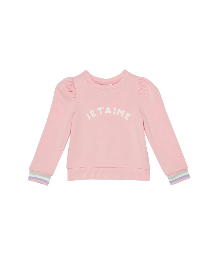 Janie and Jack Je Taime Pullover Sweatshirt (Toddler/Little Kids/Big Kids) 1