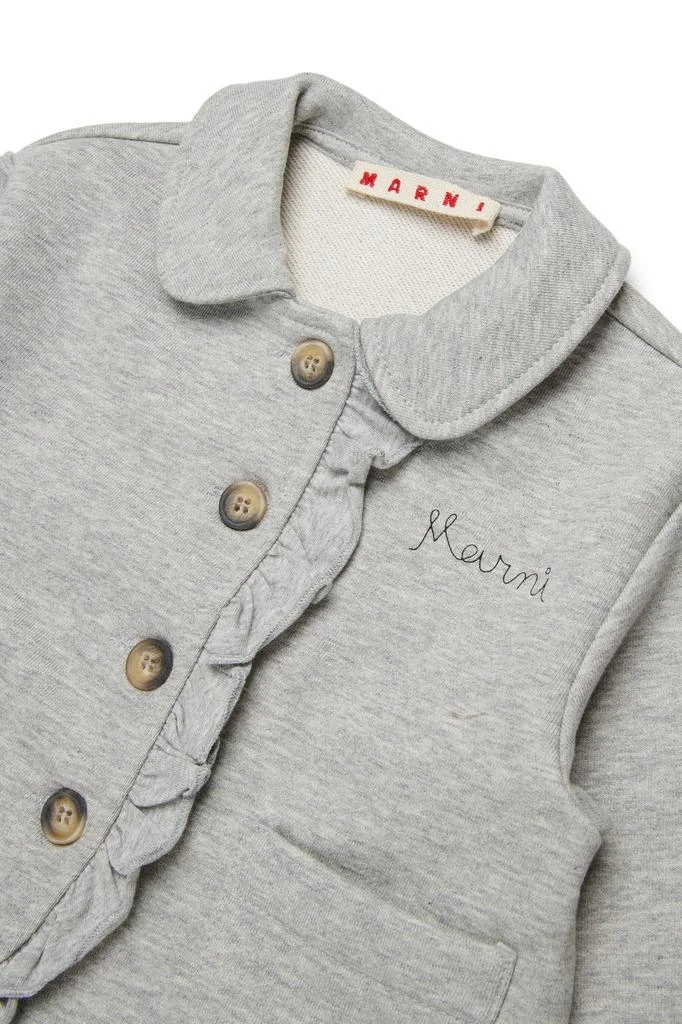 Marni Marni Kids Logo Embroidered Jacket 3