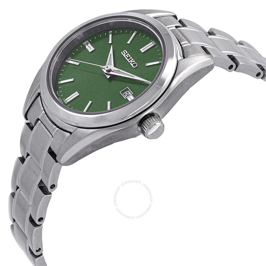 Seiko Essentials Quartz Green Dial Ladies Watch SUR533 2